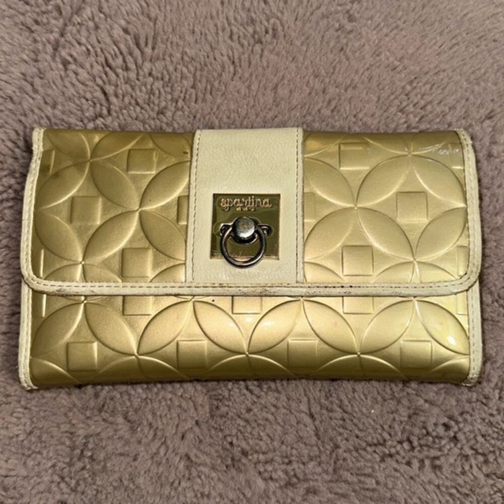 Gold Splendor White Portal Wallet - Boutique Spartina 449